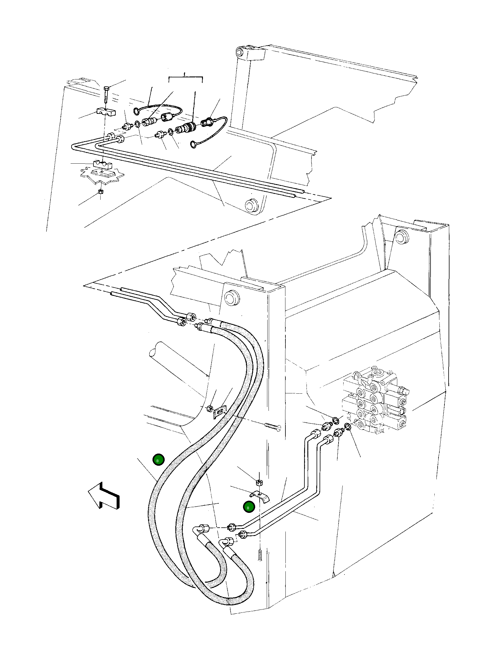 Шланг 852380018 Komatsu