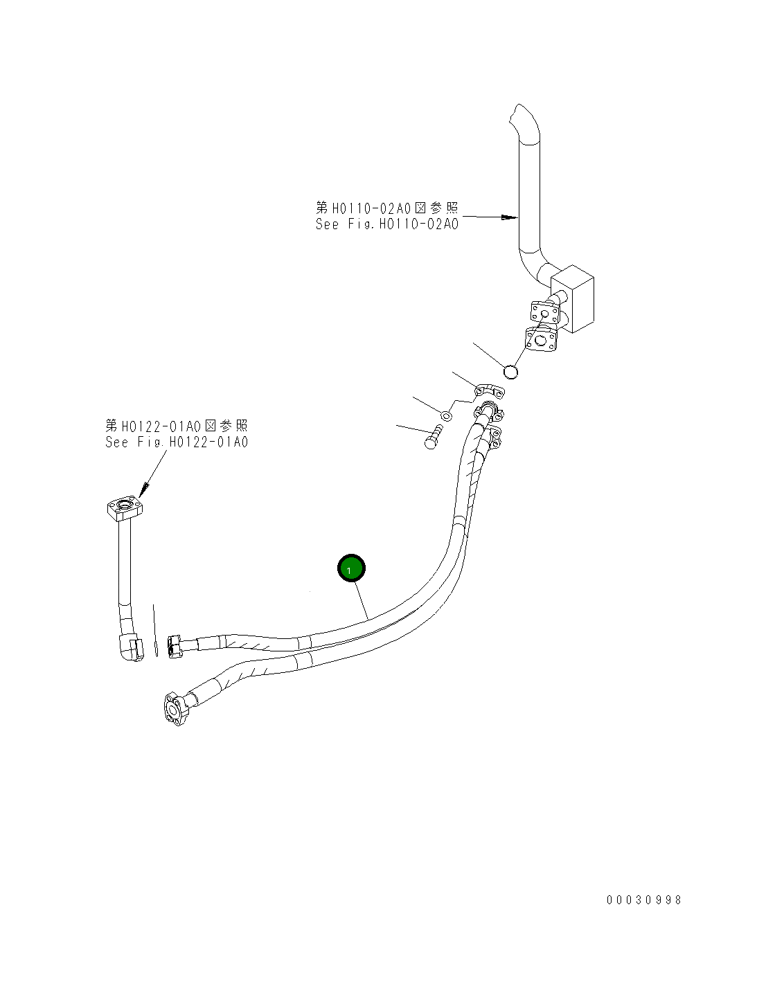 Шланг 423-62-34882 Komatsu