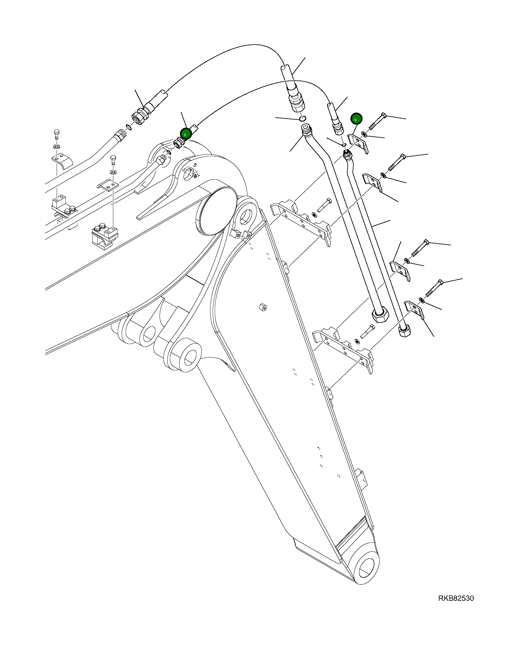 Шланг 22E-973-2550 Komatsu