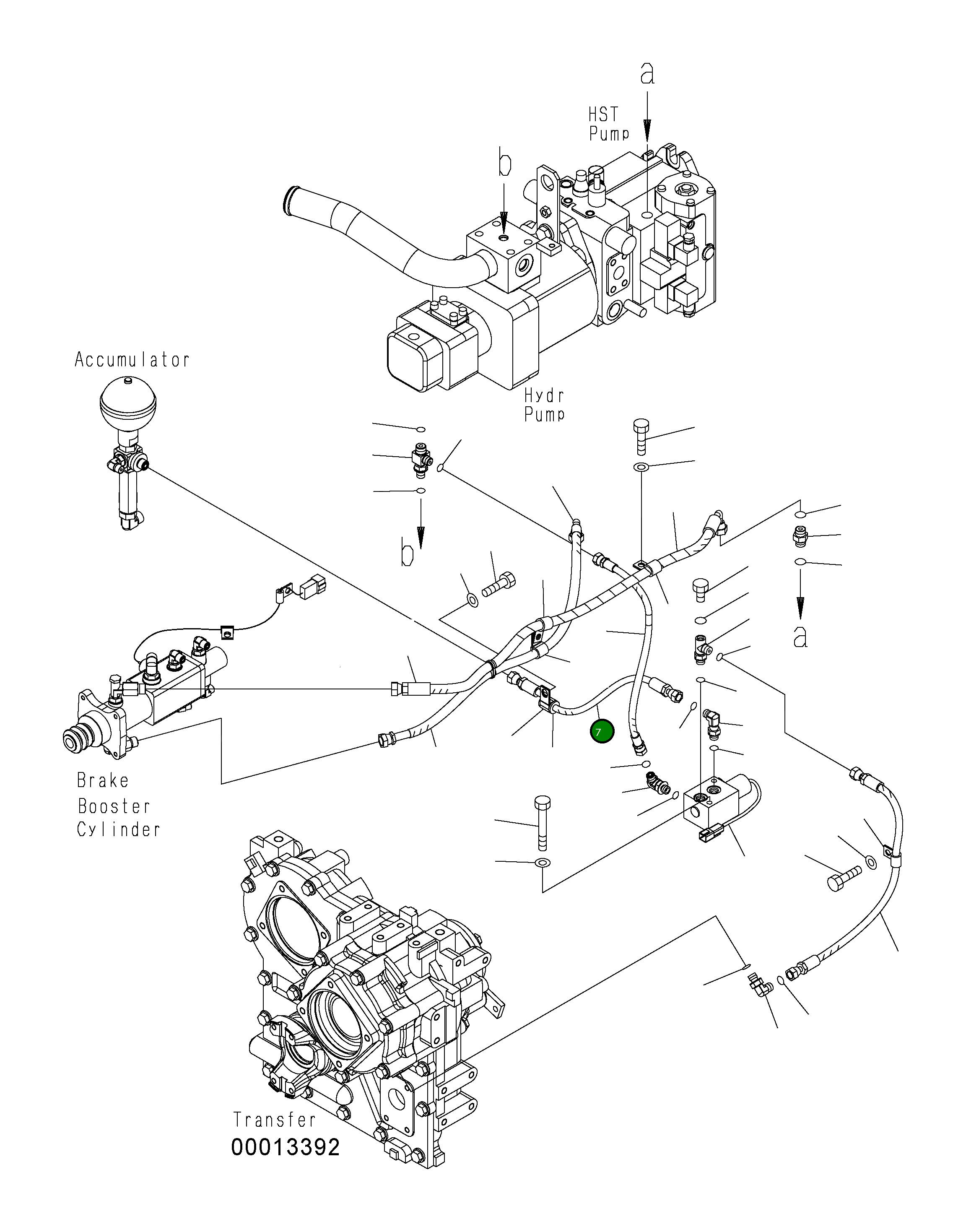 Шланг 416-18-33971 Komatsu