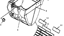 Пластина 206-934-D5D0 Komatsu