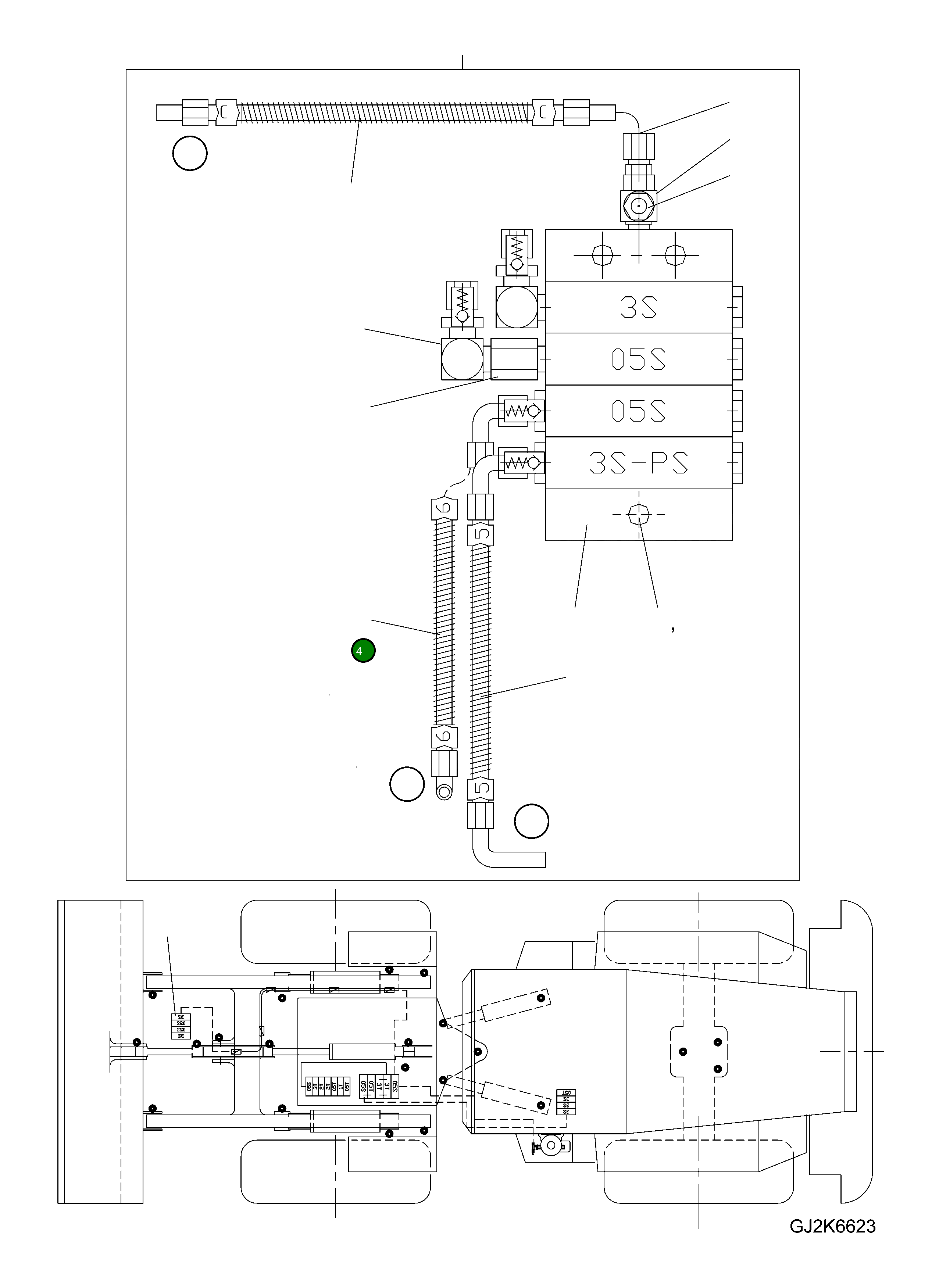 Шланг 424-09-H1820 Komatsu