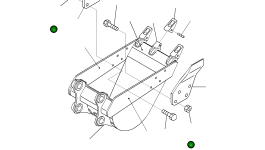 Гайка 0180302430 Komatsu
