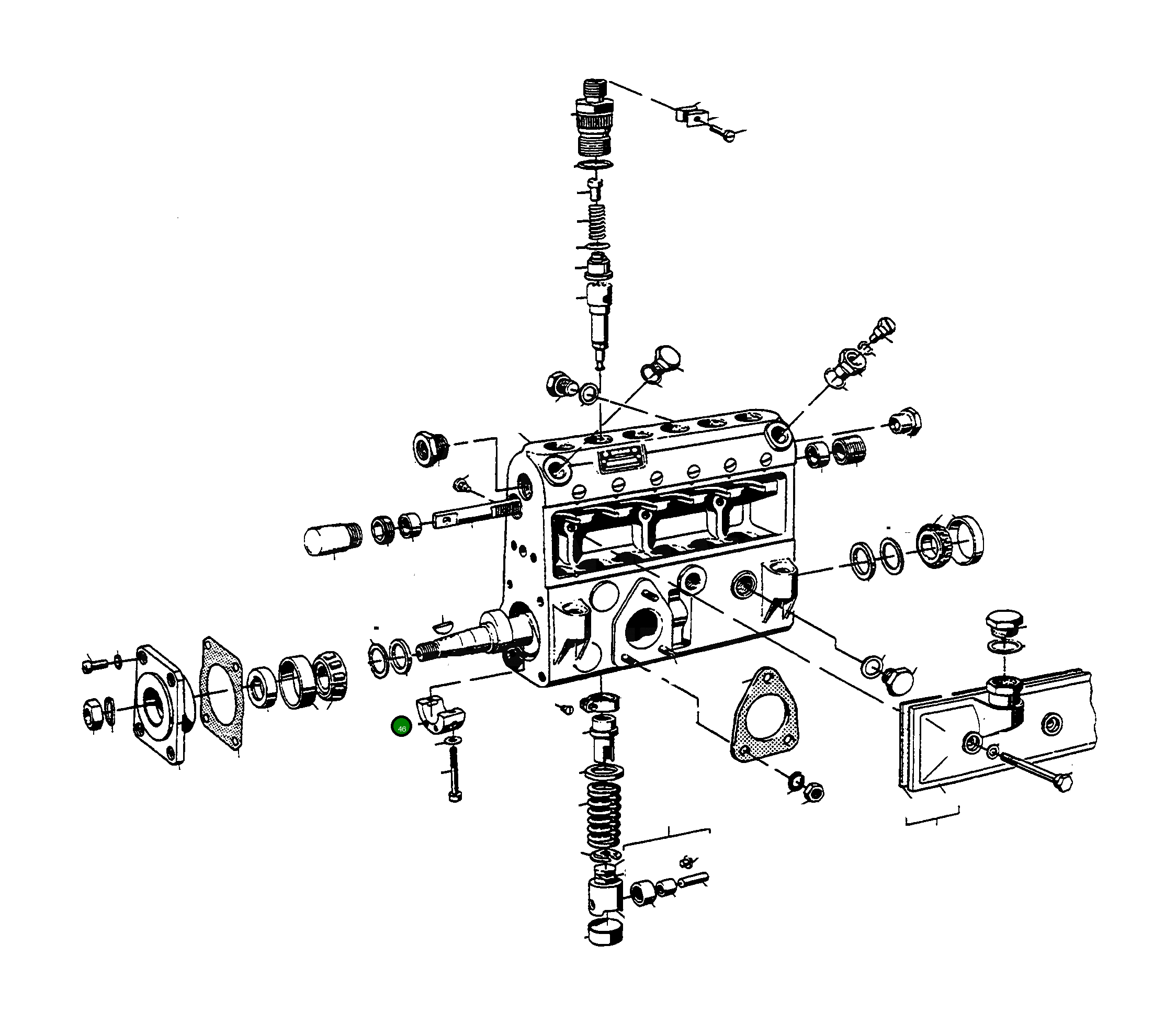 Вкладыш подшипника 3237303M1 Komatsu