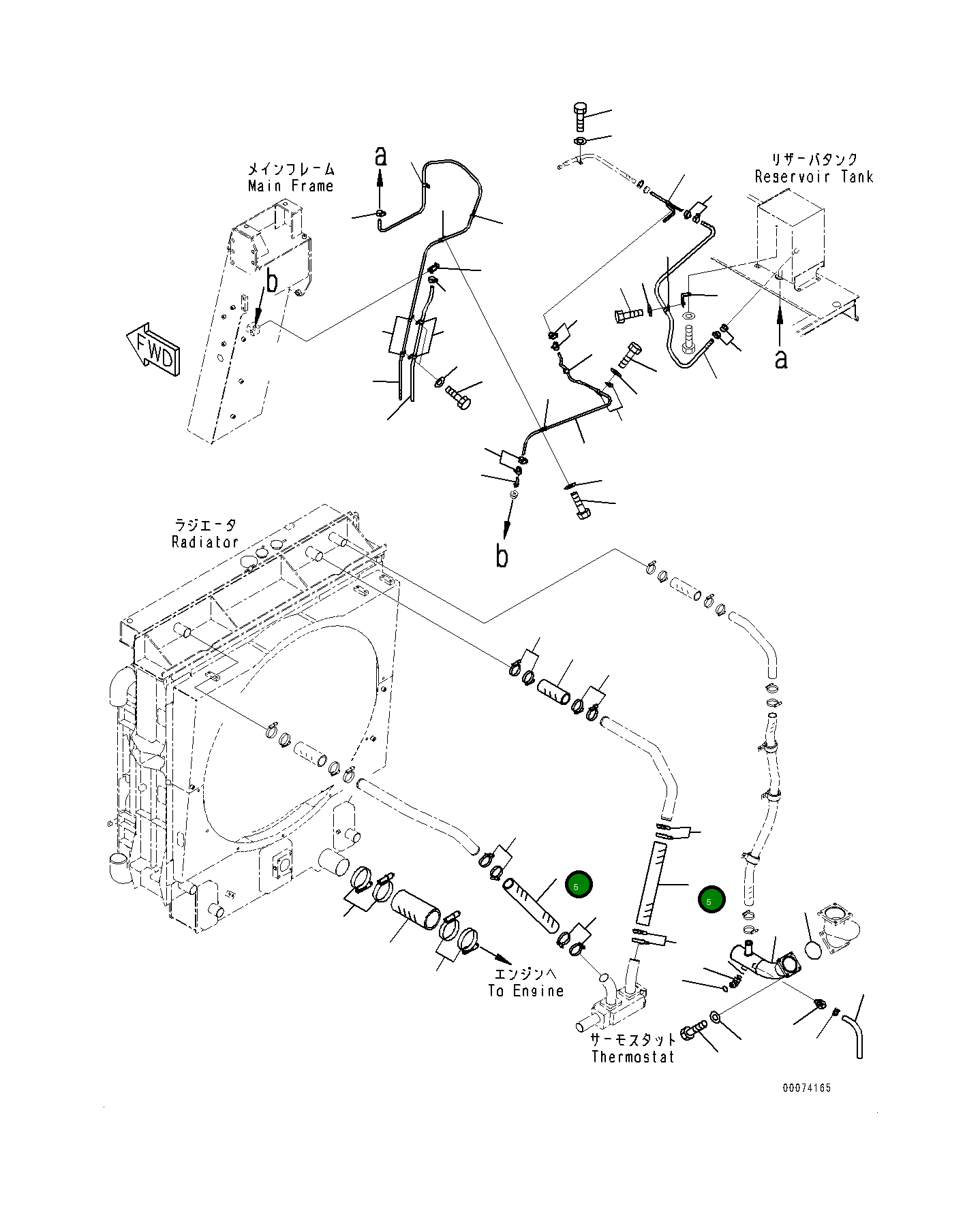 Шланг 561-03-83160 Komatsu