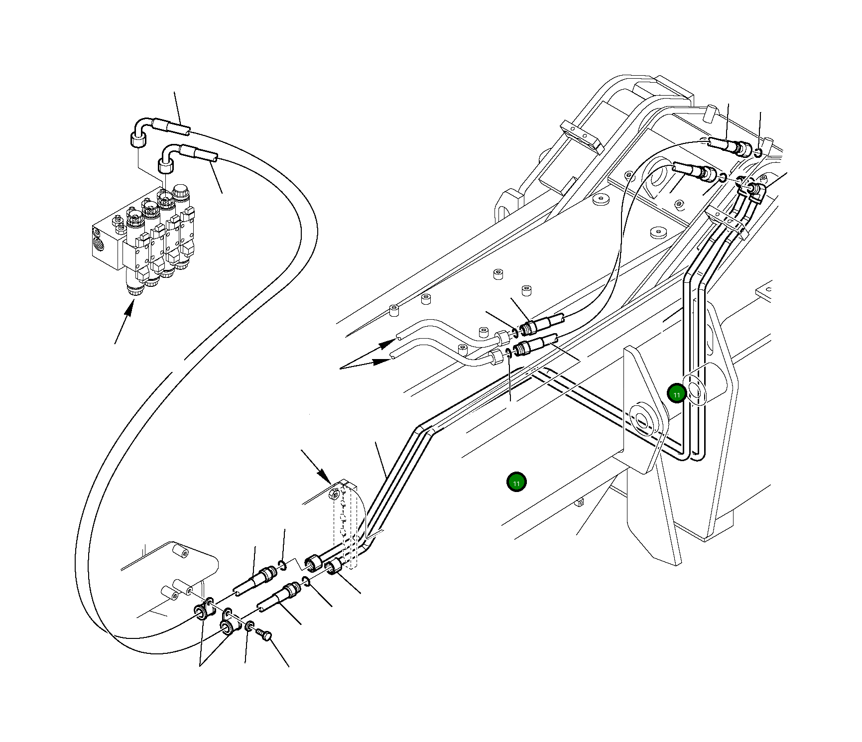 Шланг 395-62-13740 Komatsu