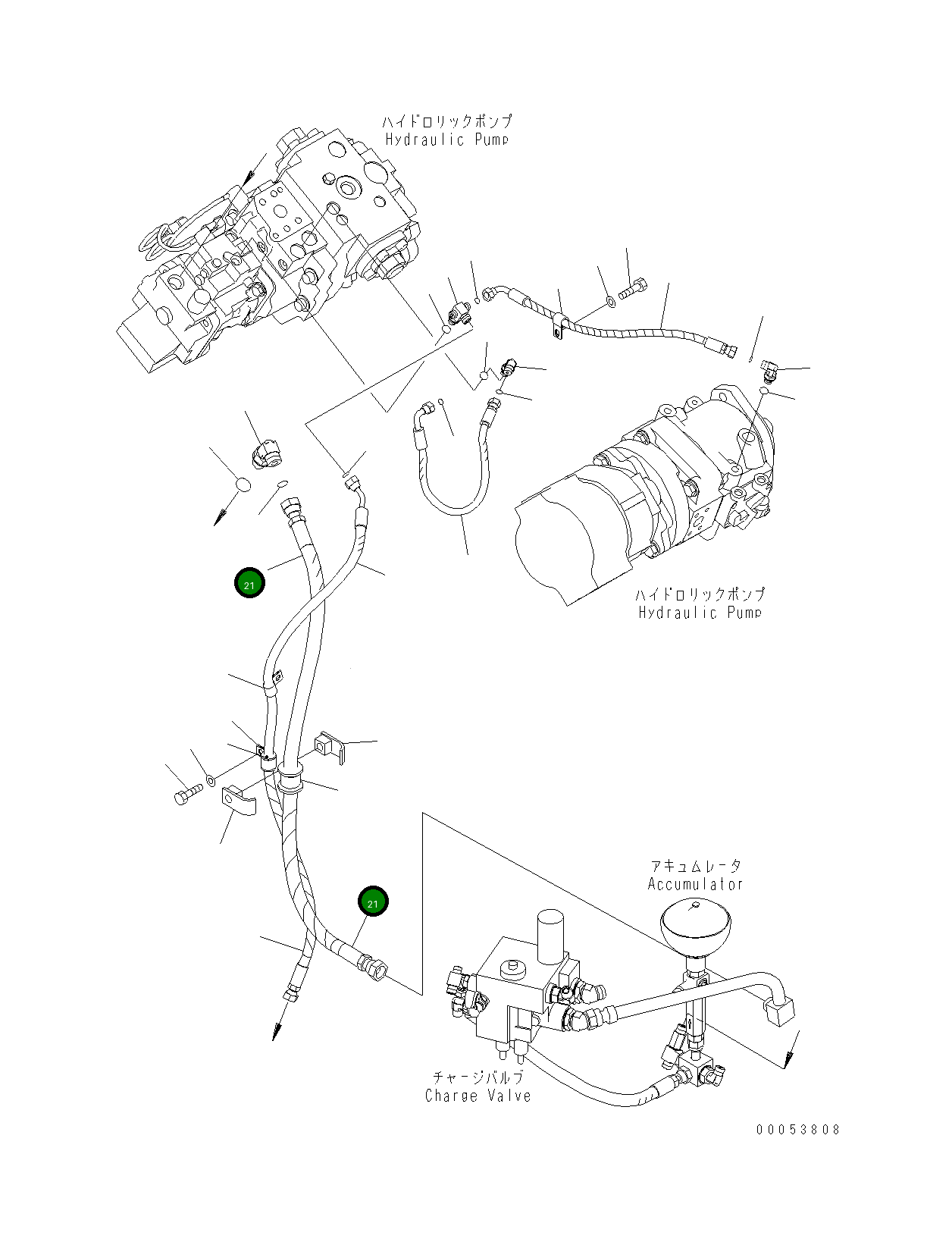 Шланг 421-62-43920 Komatsu