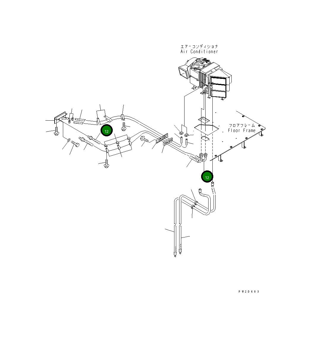 Шланг 569-07-81312 Komatsu
