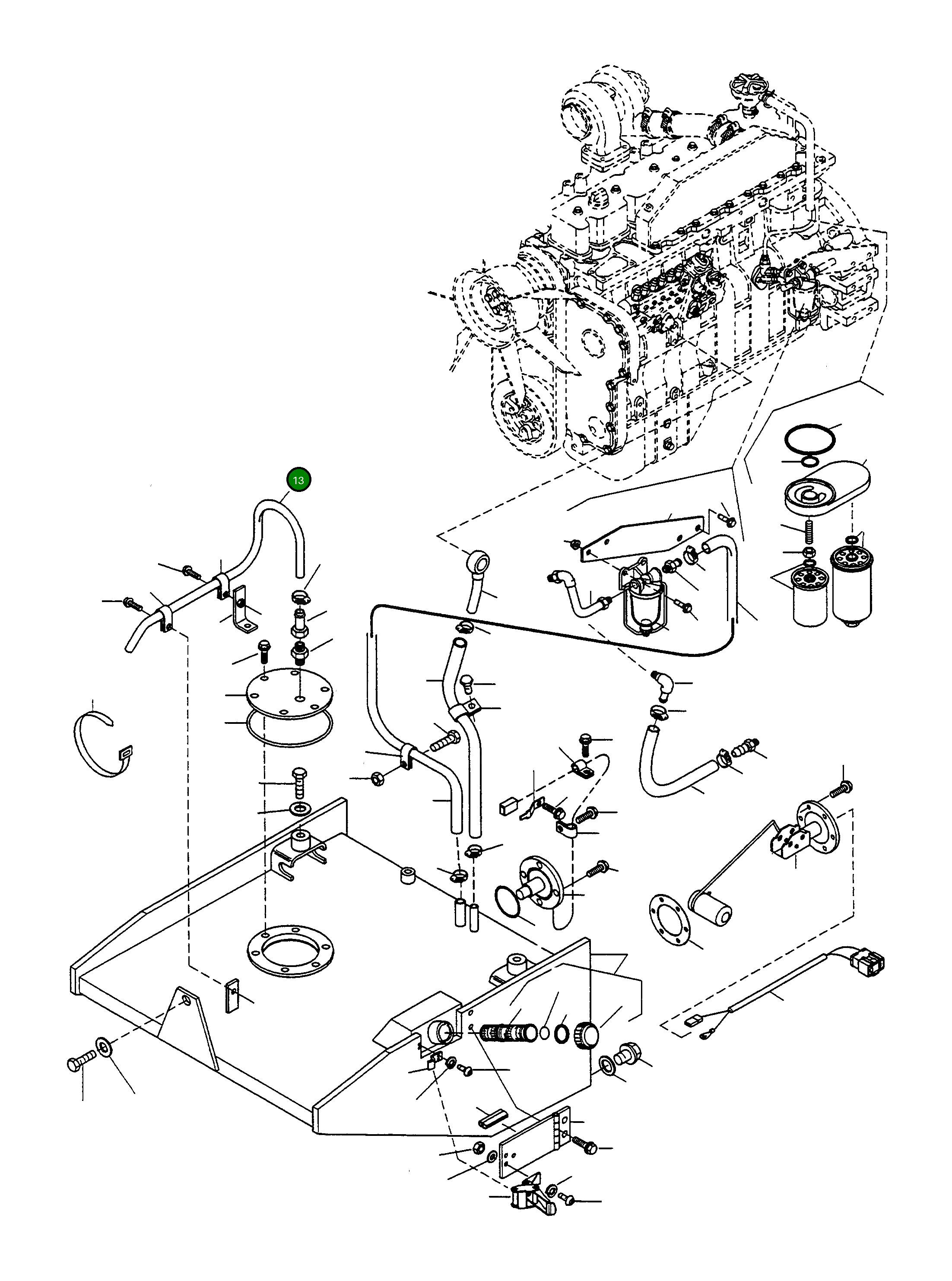 Шланг 423-00-H0680 Komatsu