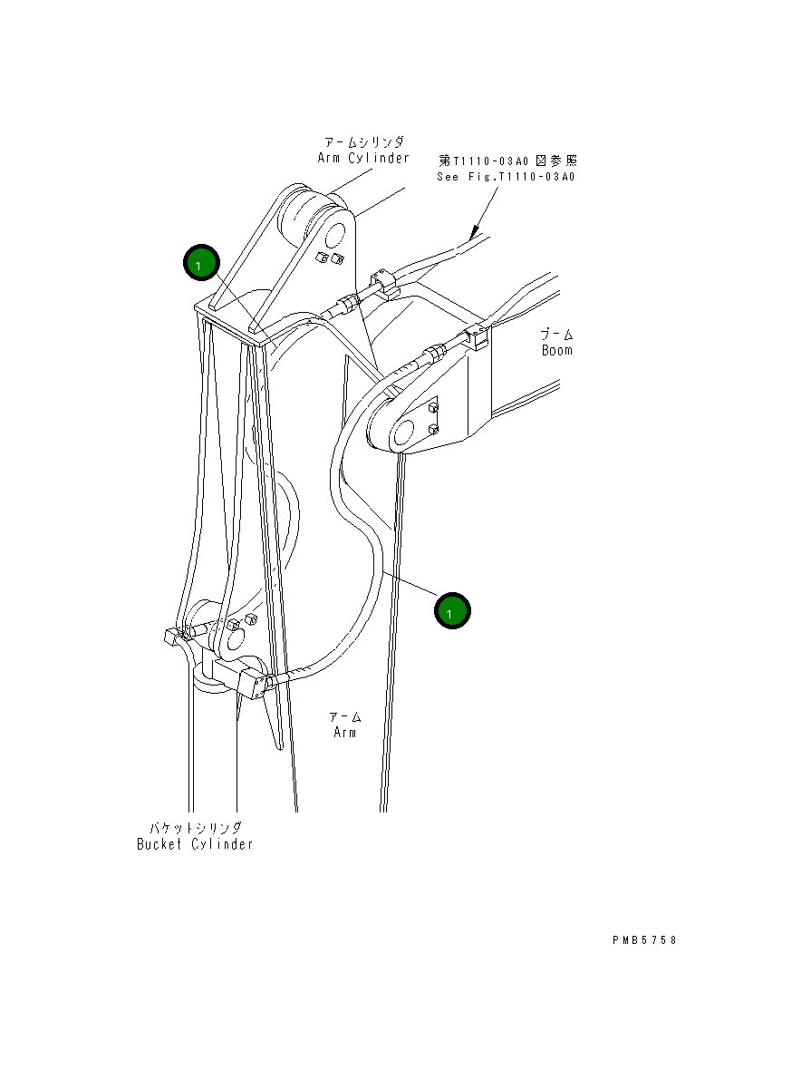 Шланг 21P-62-K1510 Komatsu