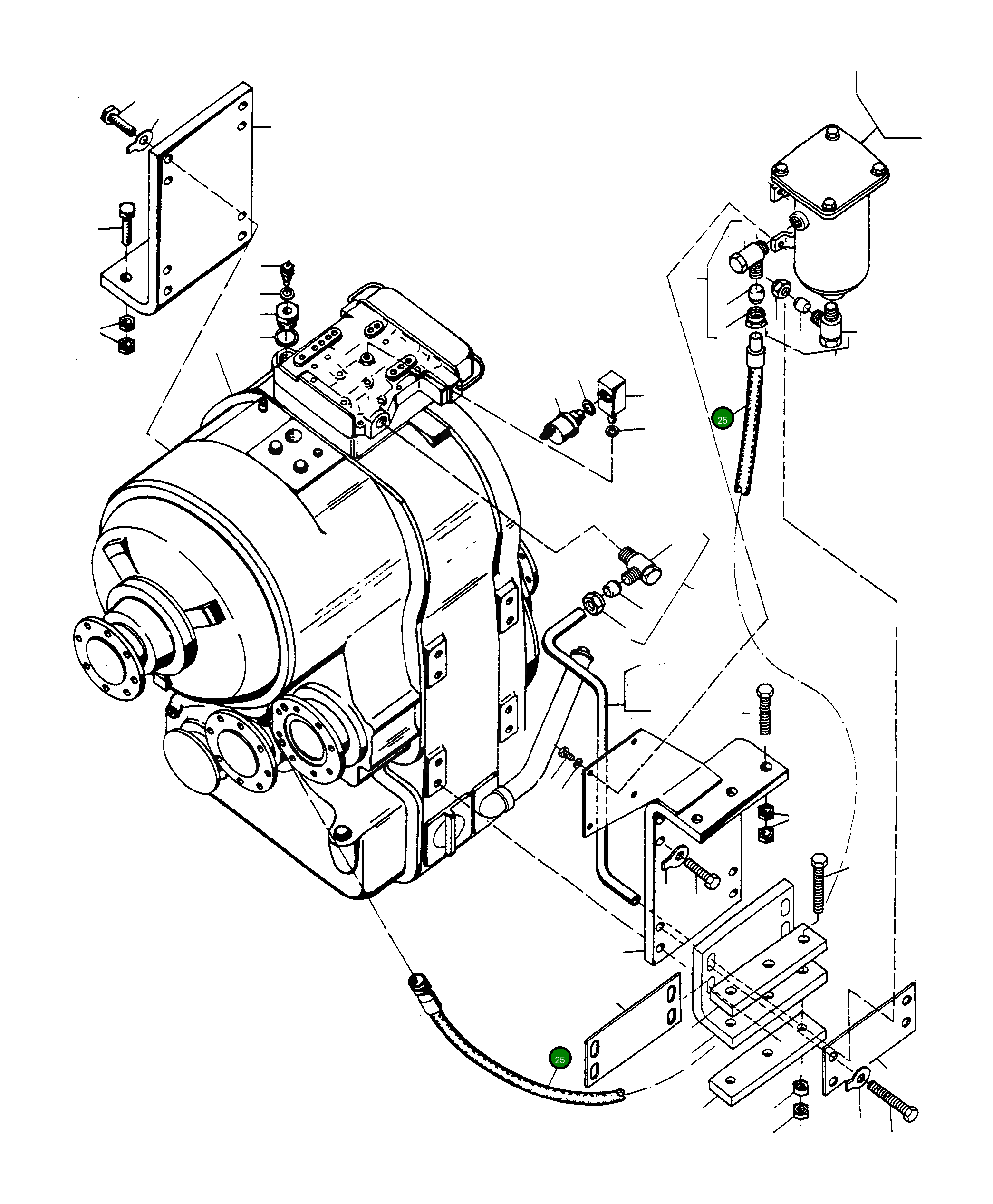 Шланг 2999687M1 Komatsu