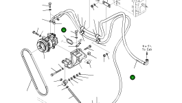 Шланг 561-07-81331 Komatsu