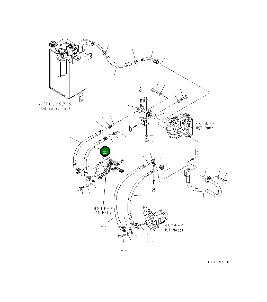 Шланг 416-18-33661 Komatsu
