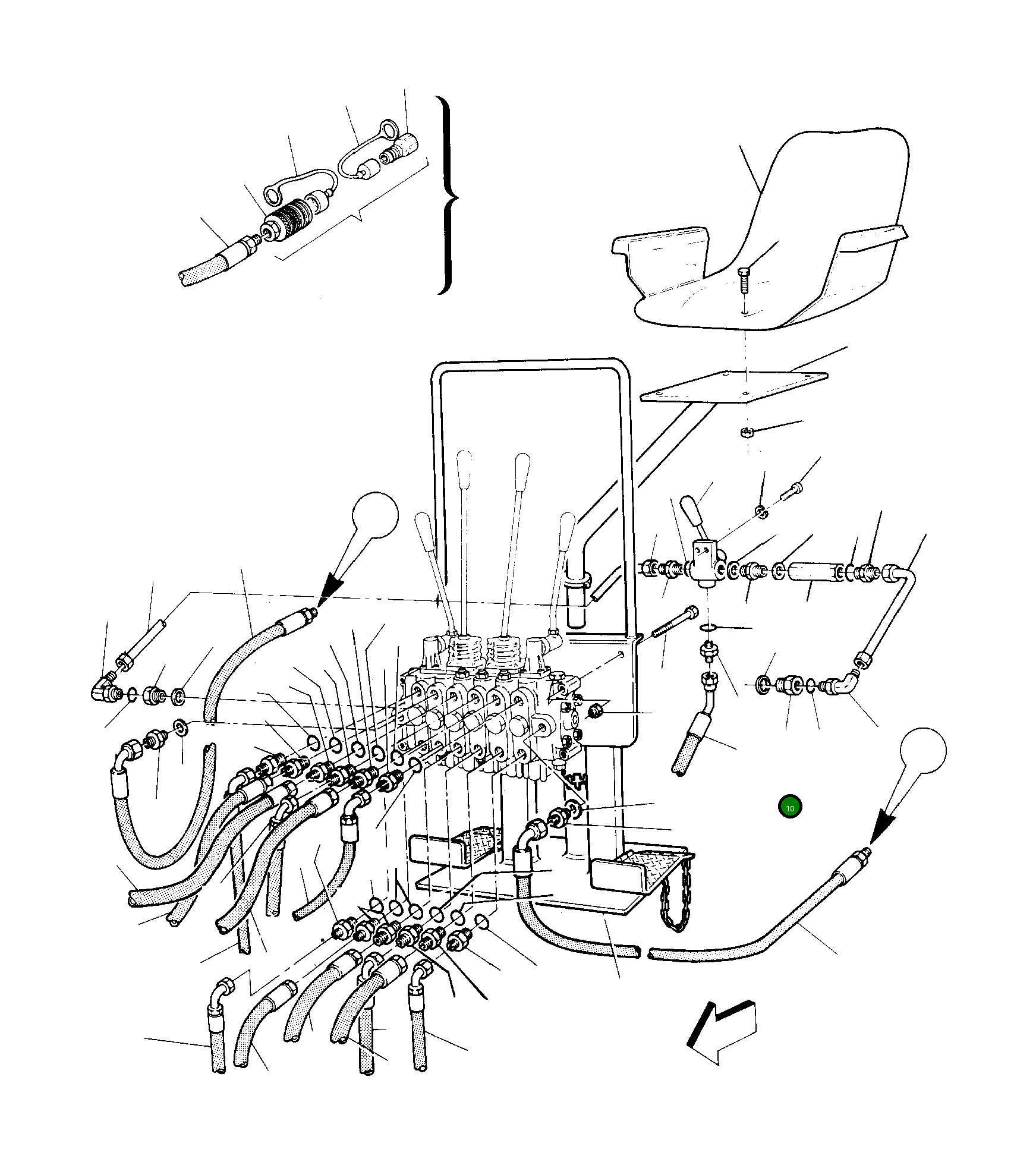 Шланг U2000048B Komatsu