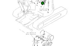 Шланг YM172187-14390 Komatsu