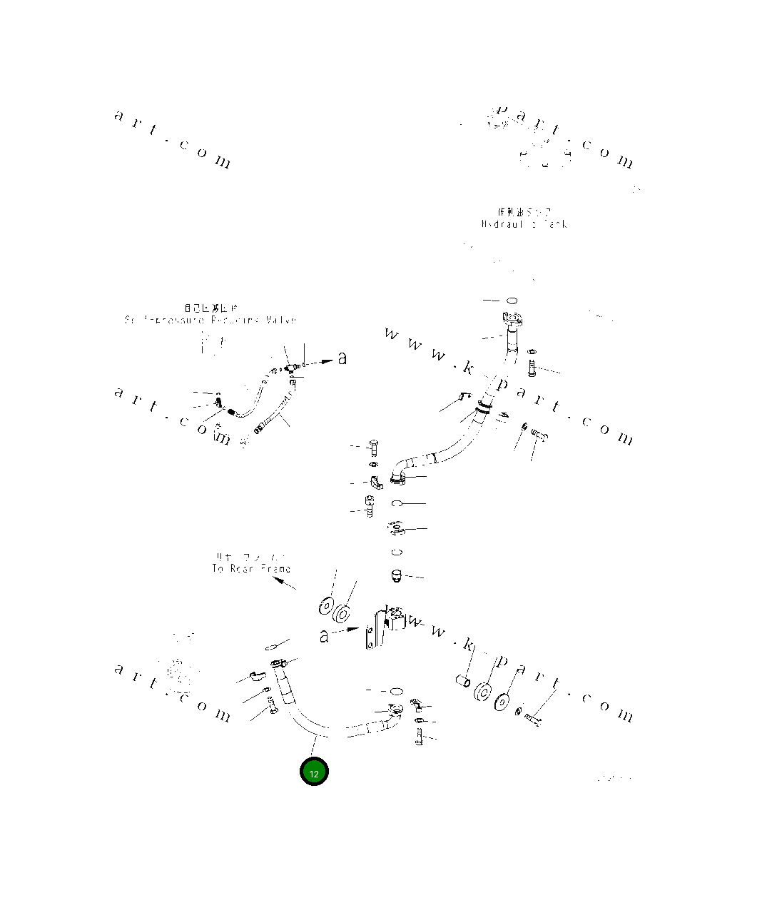 Шланг 418-62-52670 Komatsu