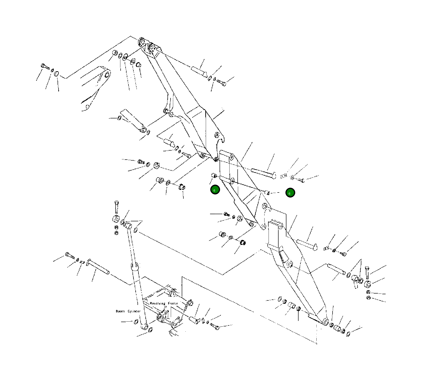 Втулка 206-70-K1680 Komatsu