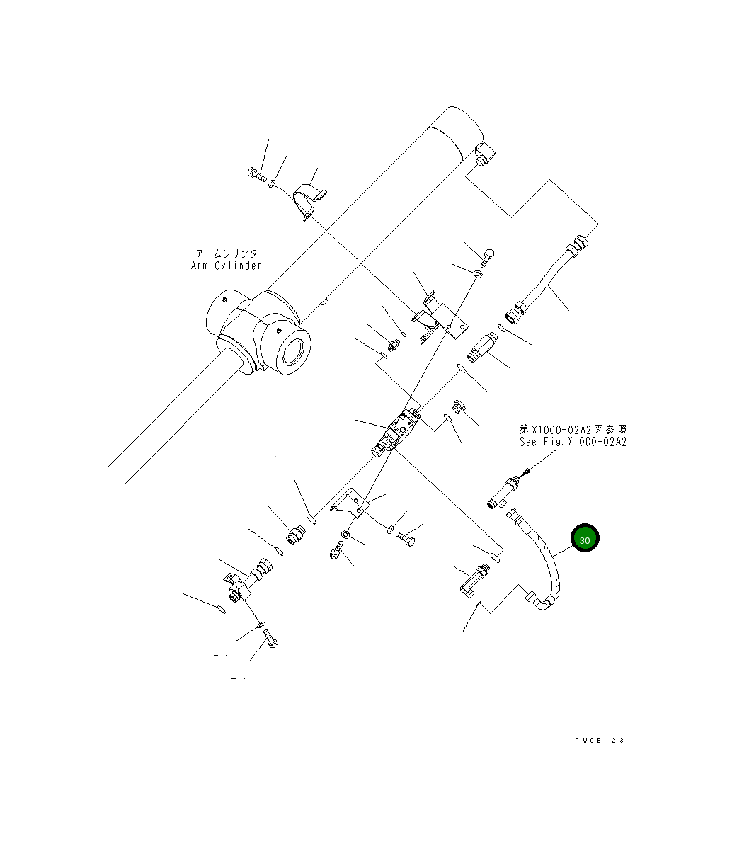 Шланг 21W-62-47370 Komatsu