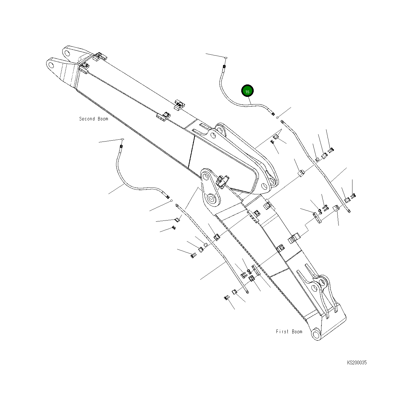 Шланг 21K-62-K1480 Komatsu