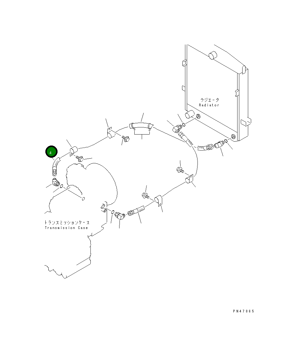 Шланг 418-16-21111 Komatsu