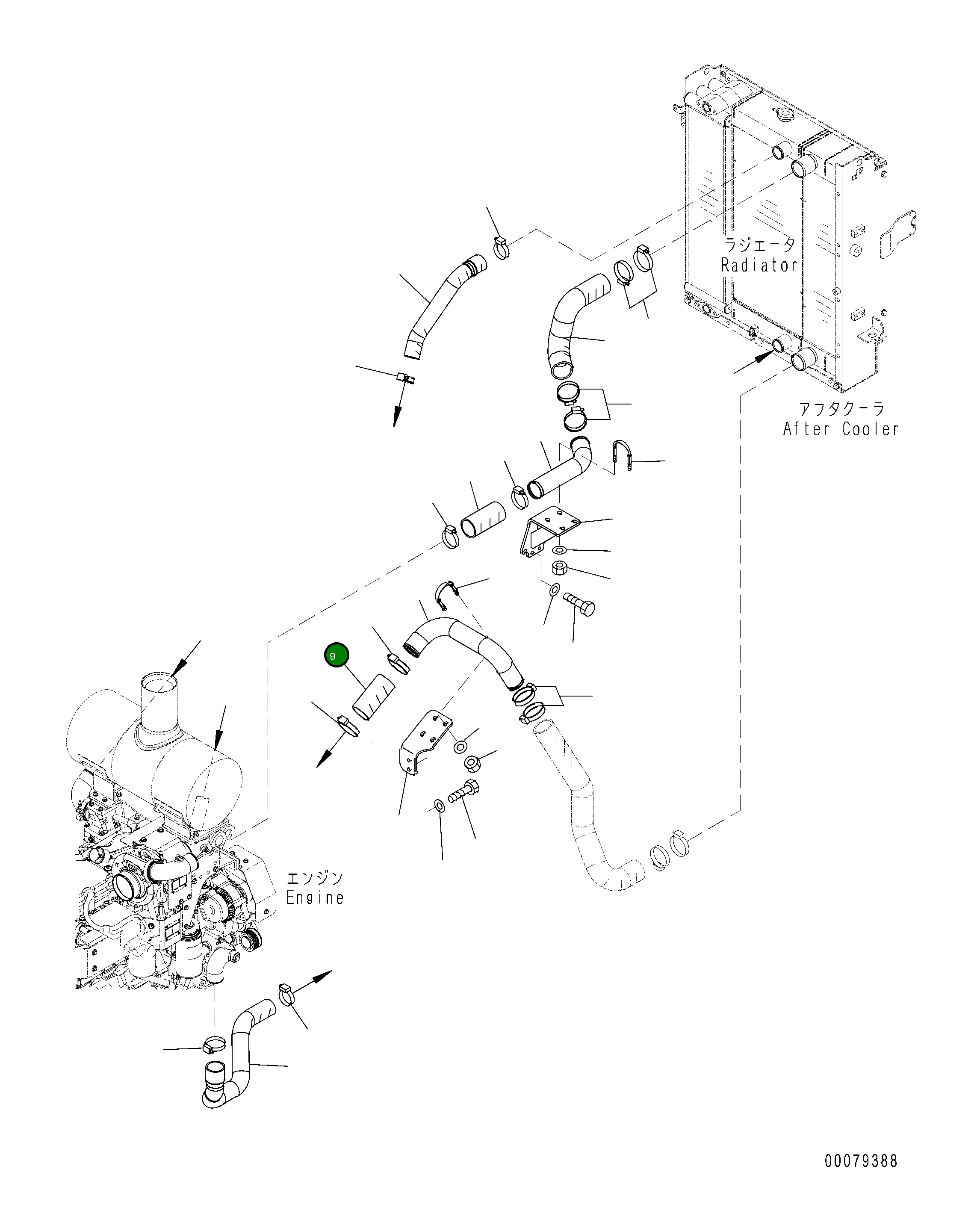 Шланг 418-03-42160 Komatsu