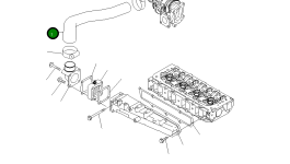 Шланг YM129648-12050 Komatsu