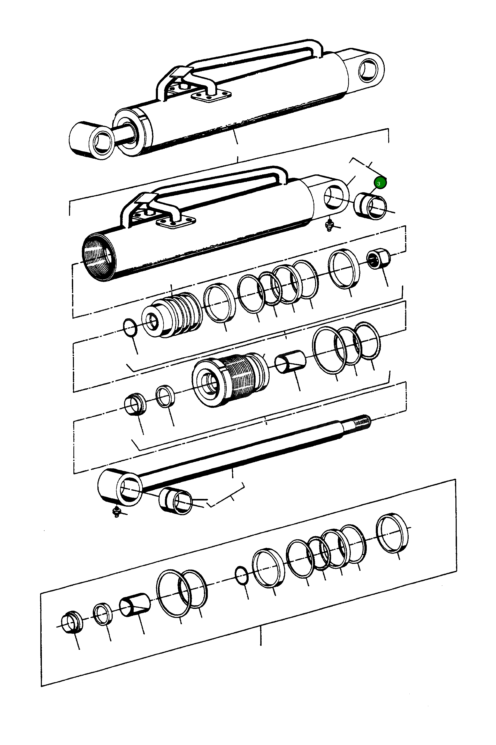 Втулка 2949921M1 Komatsu