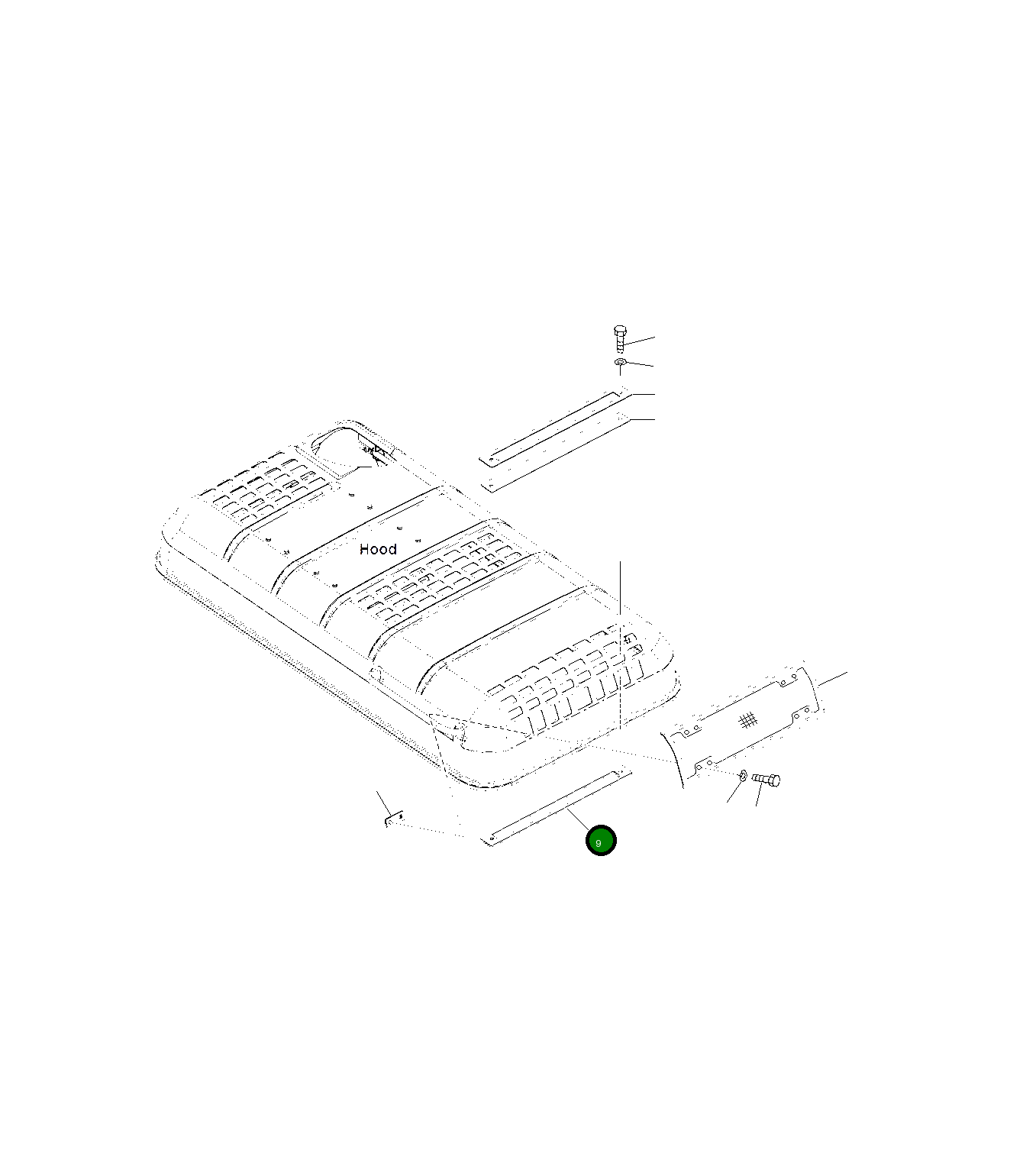 Втулка 21K-54-J2120 Komatsu