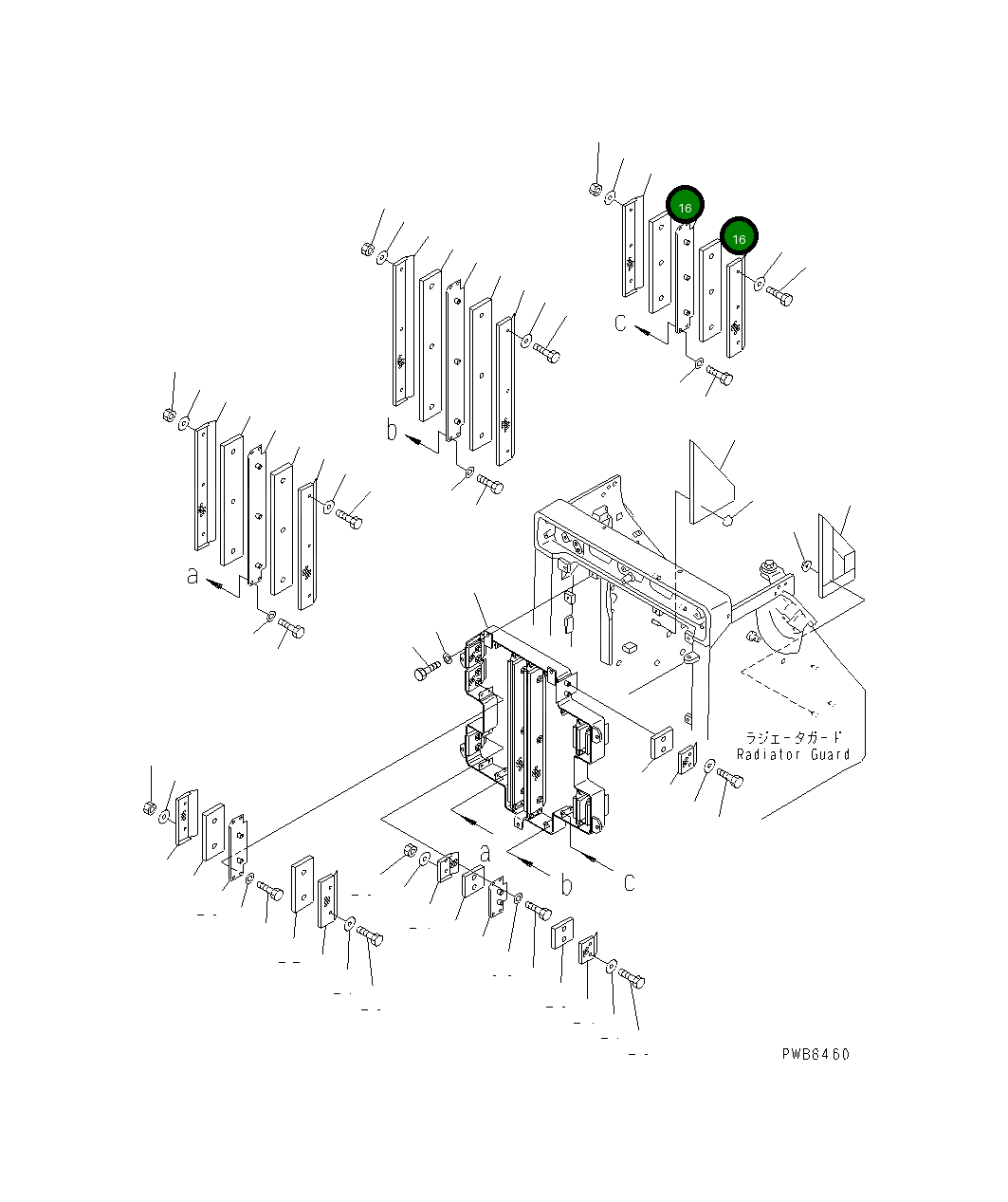 Тканевый элемент 154-862-6310 Komatsu