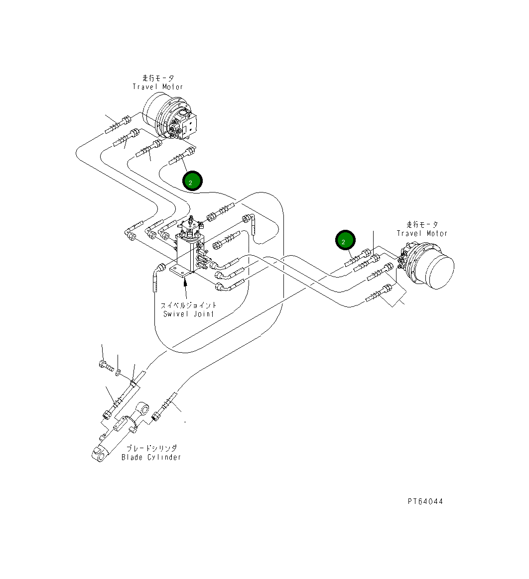 Шланг 21U-62-31121 Komatsu