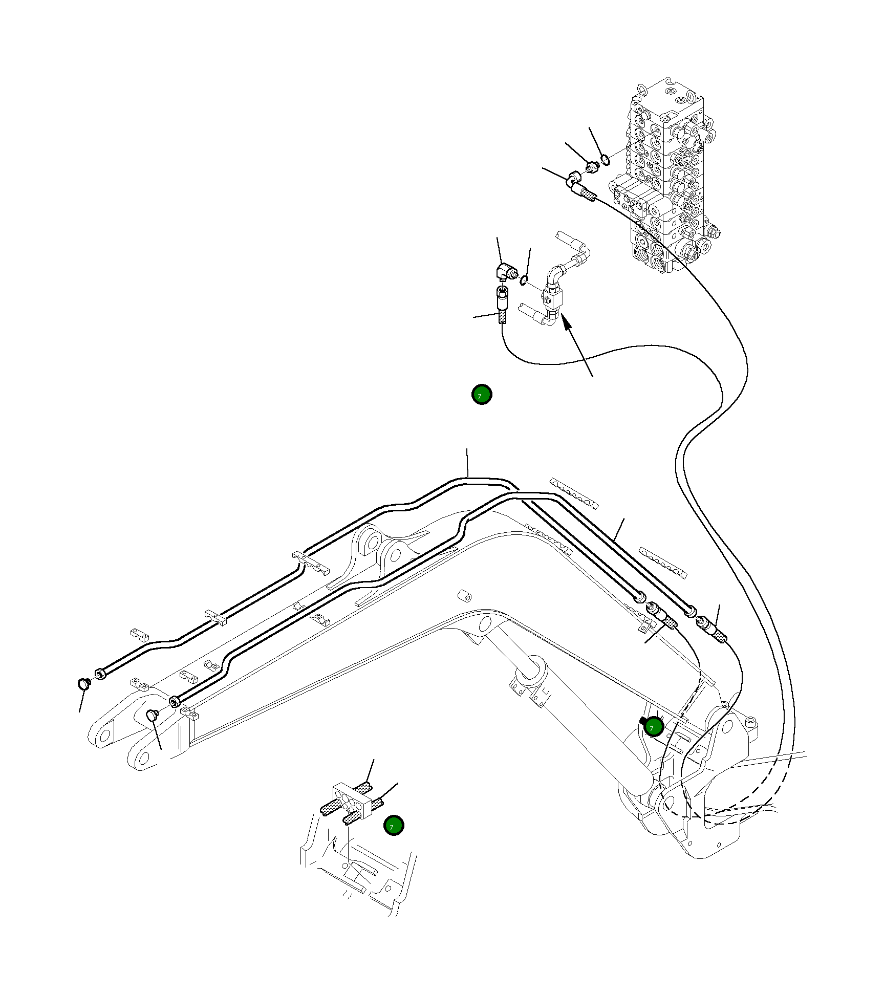 Шланг 392063084 Komatsu