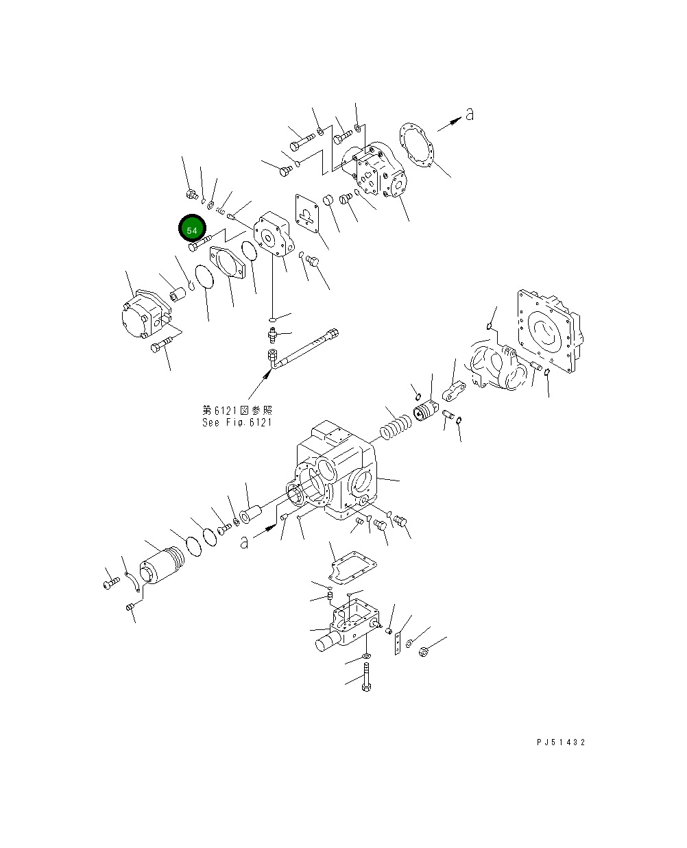Винт 263-61-11350 Komatsu