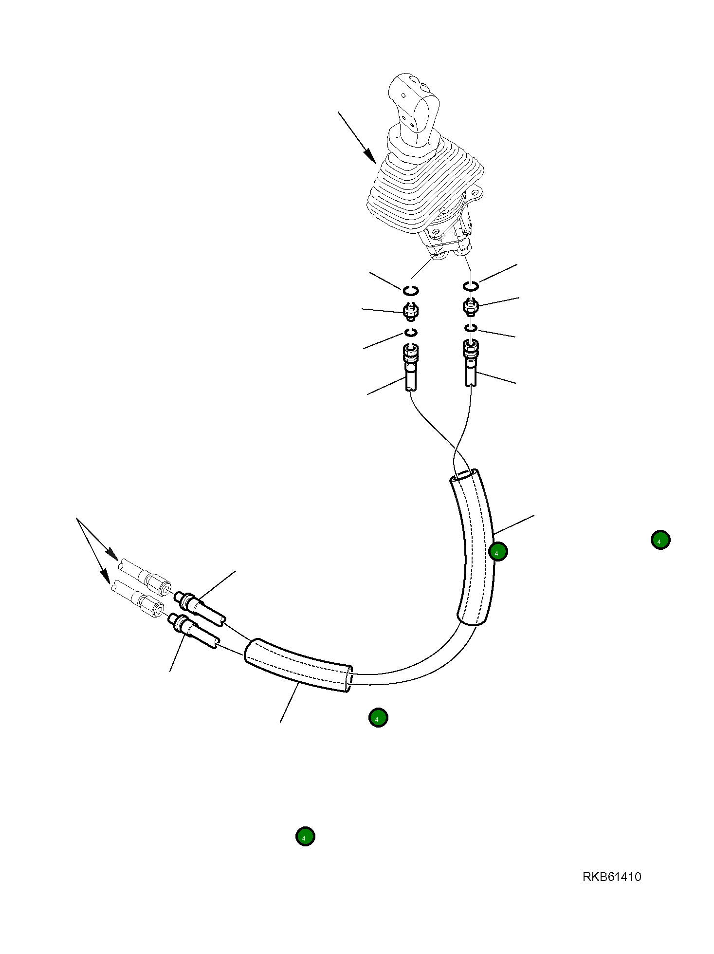 Шланг 21W-62-R2191 Komatsu