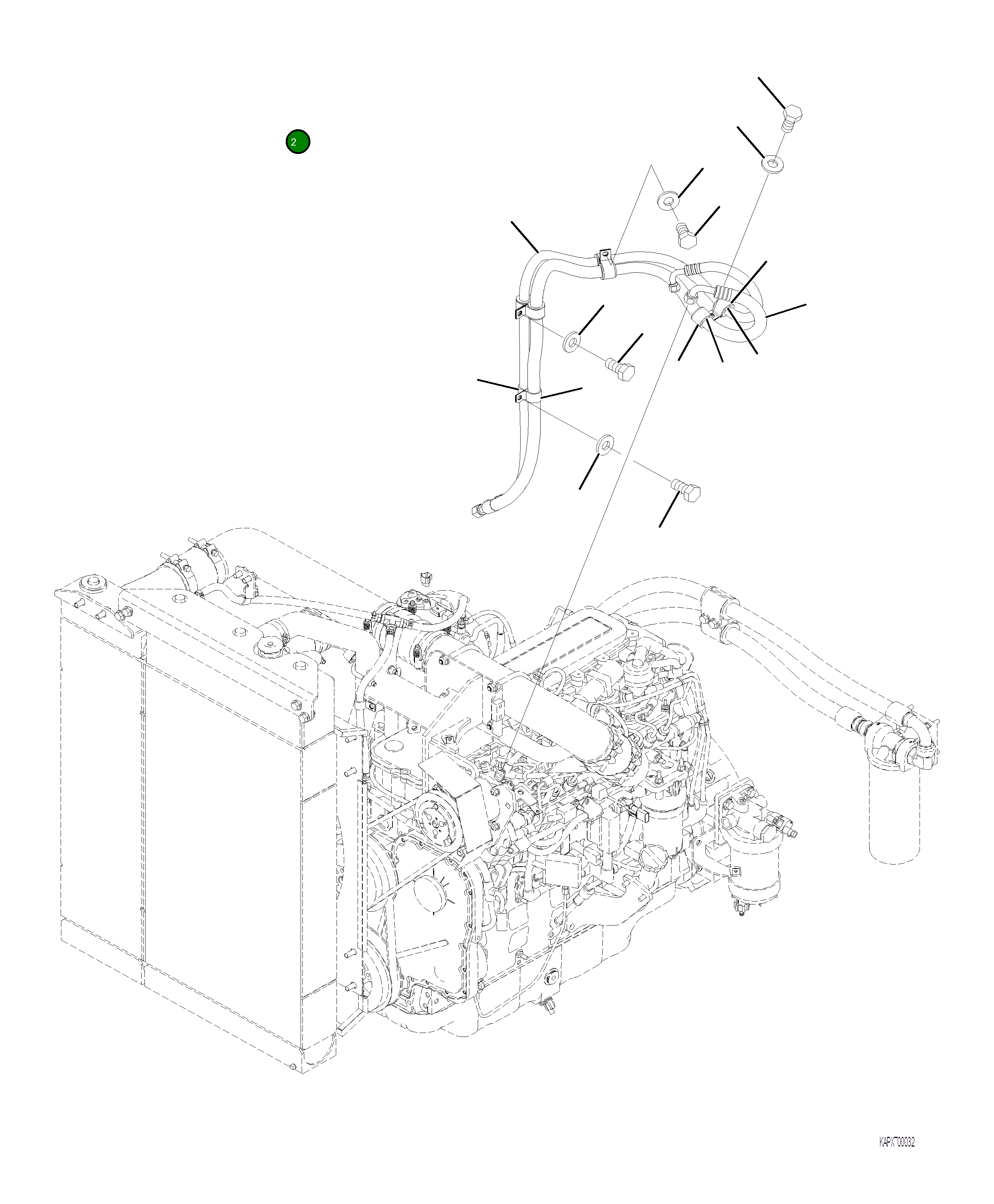 Шланг 4A1-979-2740 Komatsu