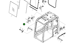 Гайка 0158311811 Komatsu