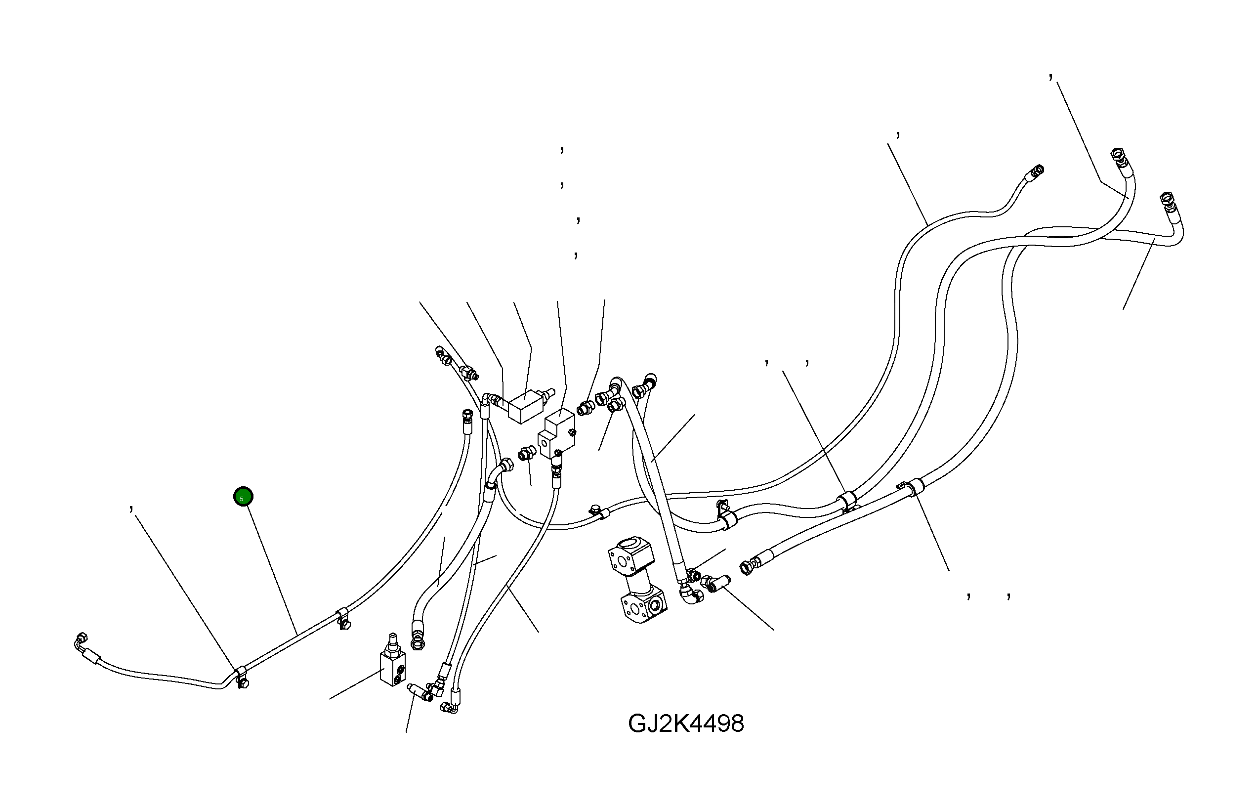 Шланг 416-03-H3230 Komatsu