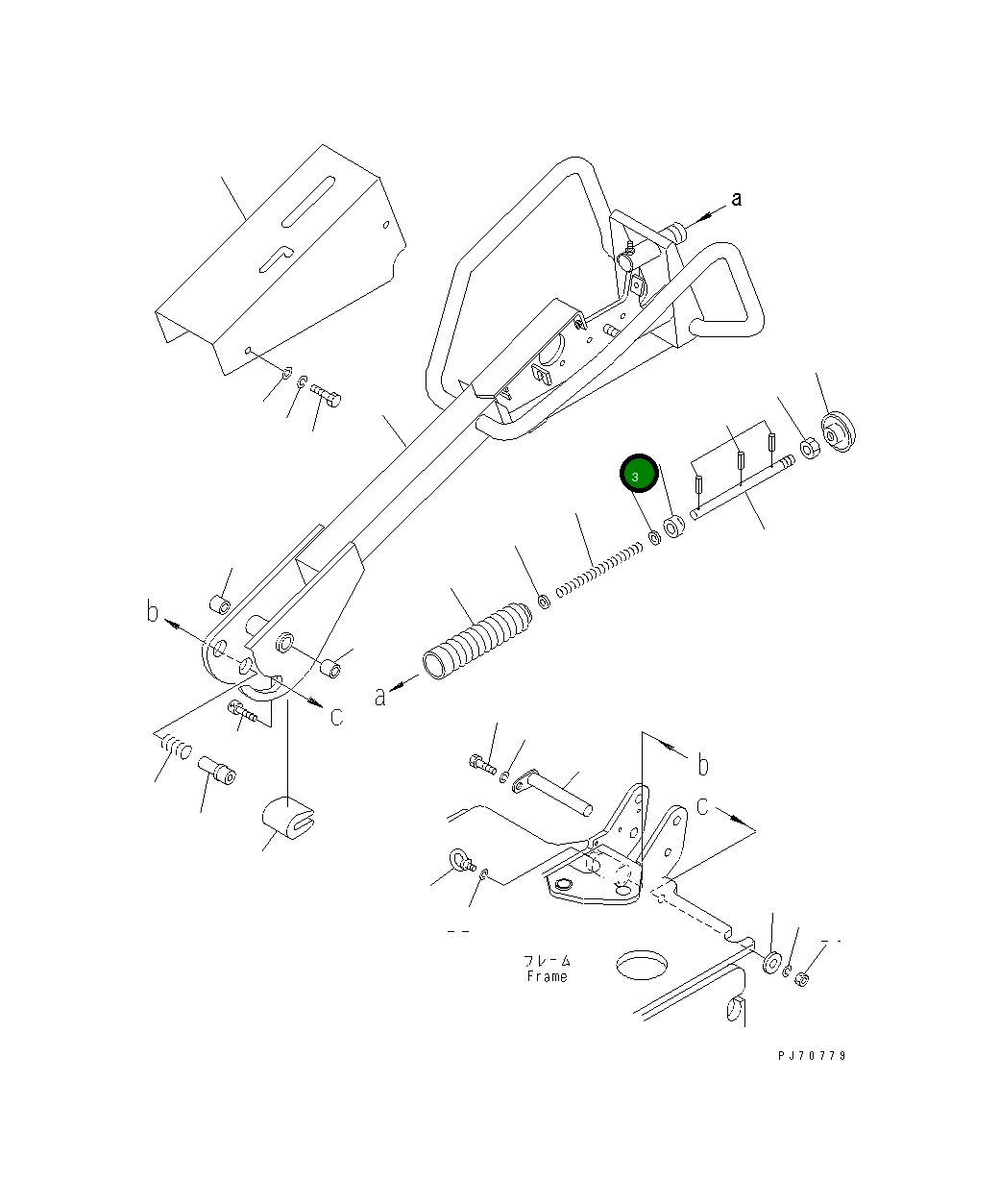 Втулка 2694-6-22130 Komatsu