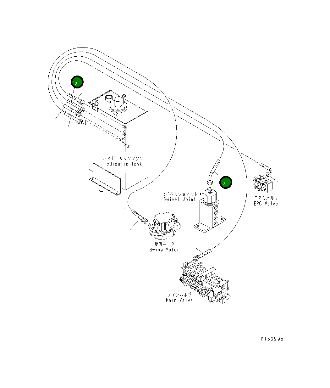 Шланг 22L-62-12331 Komatsu