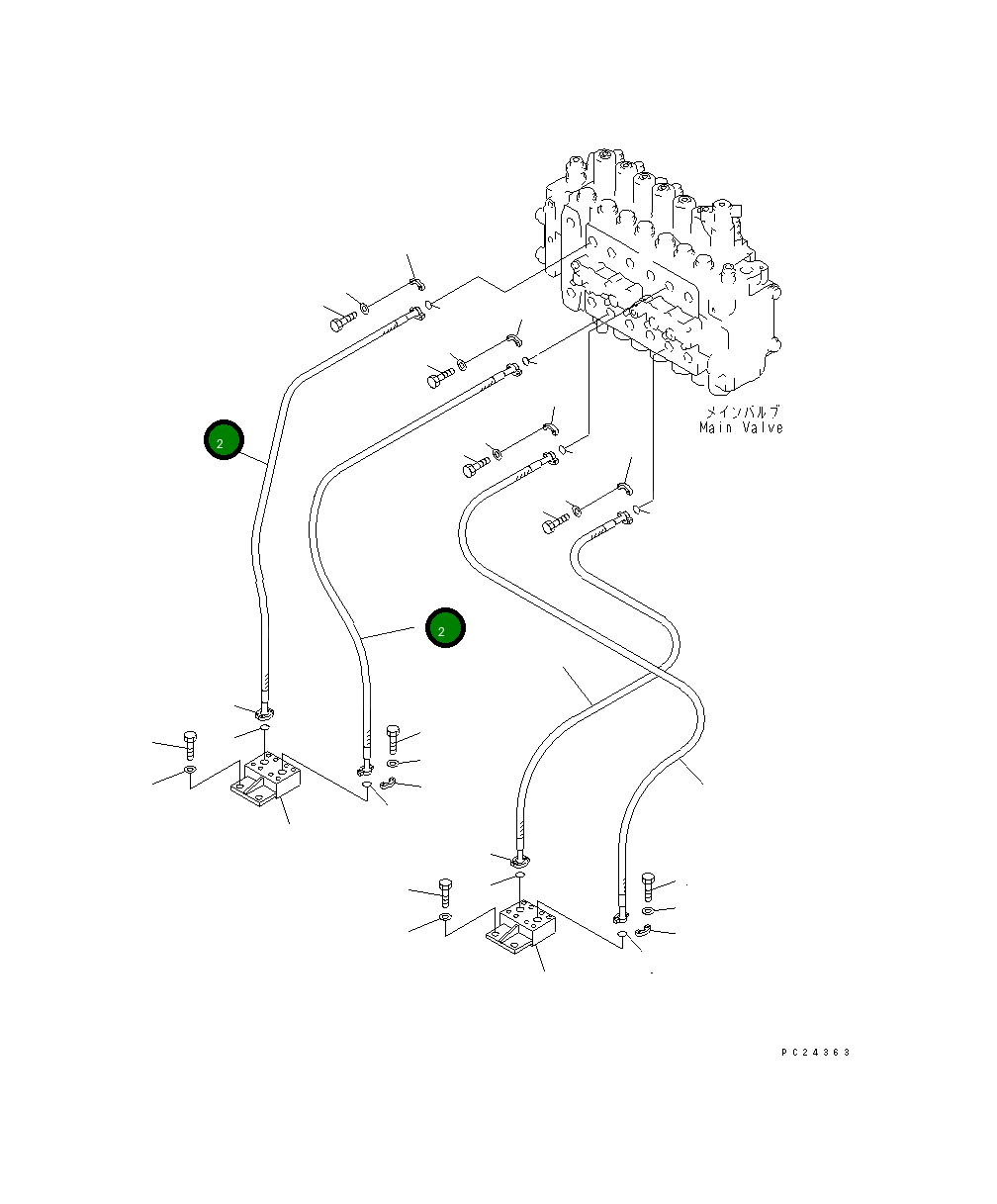 Шланг 8261-62-1170 Komatsu
