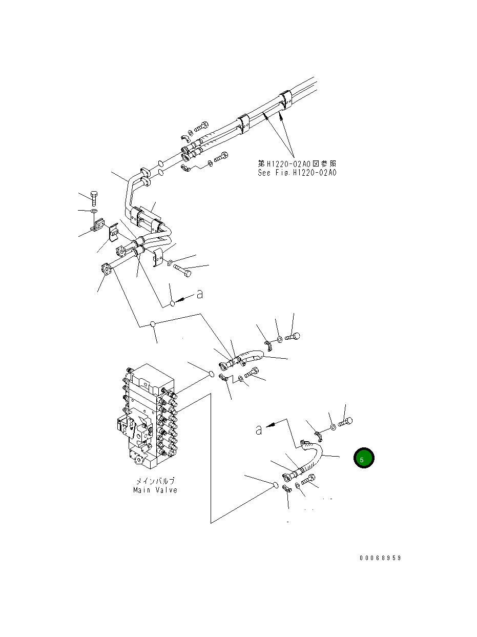 Шланг 8234-62-1551 Komatsu
