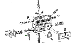 Вкладыш подшипника 3237303M1 Komatsu