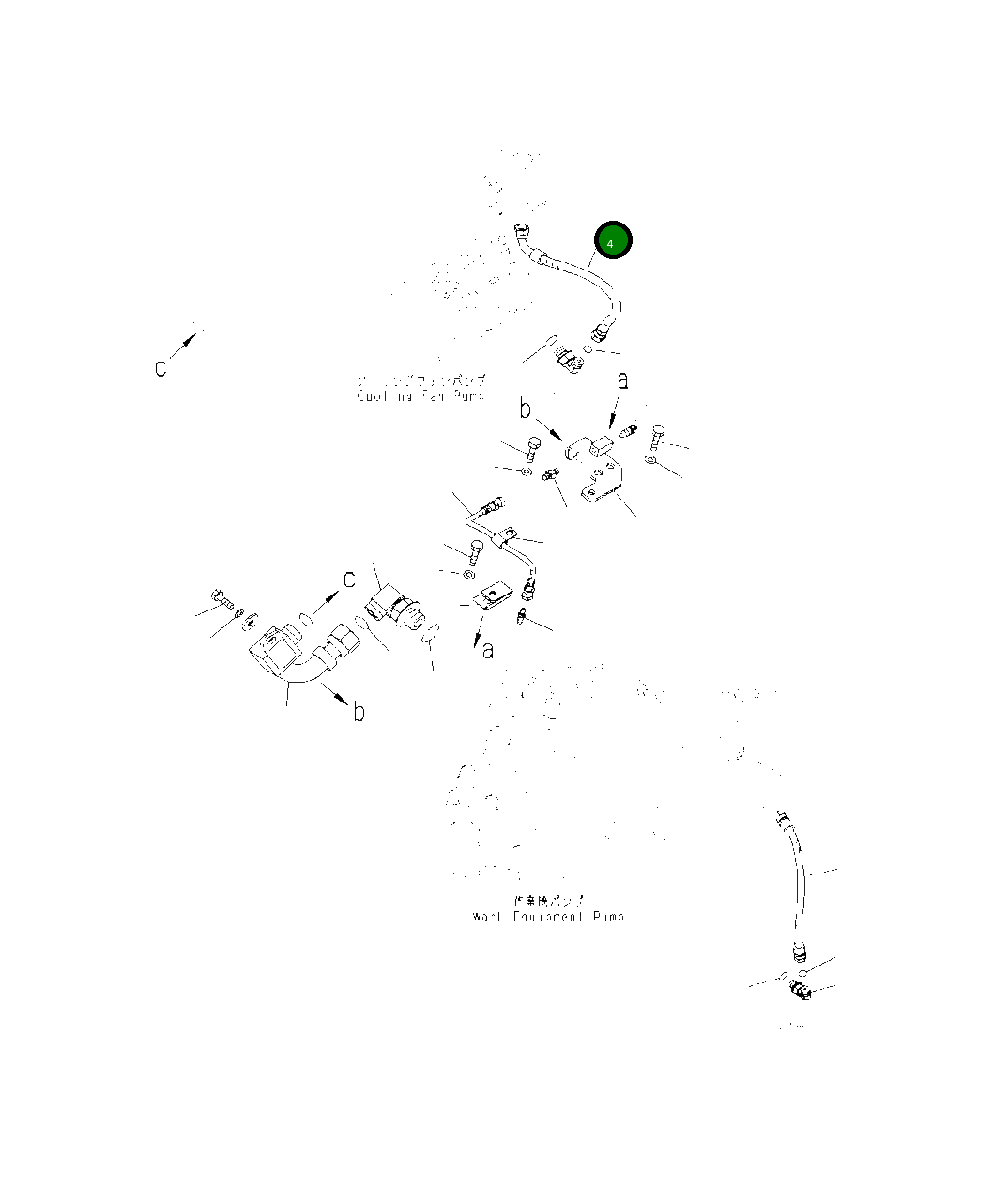 Шланг 425-62-45590 Komatsu
