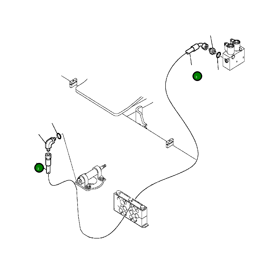 Шланг 42N-62-16390 Komatsu