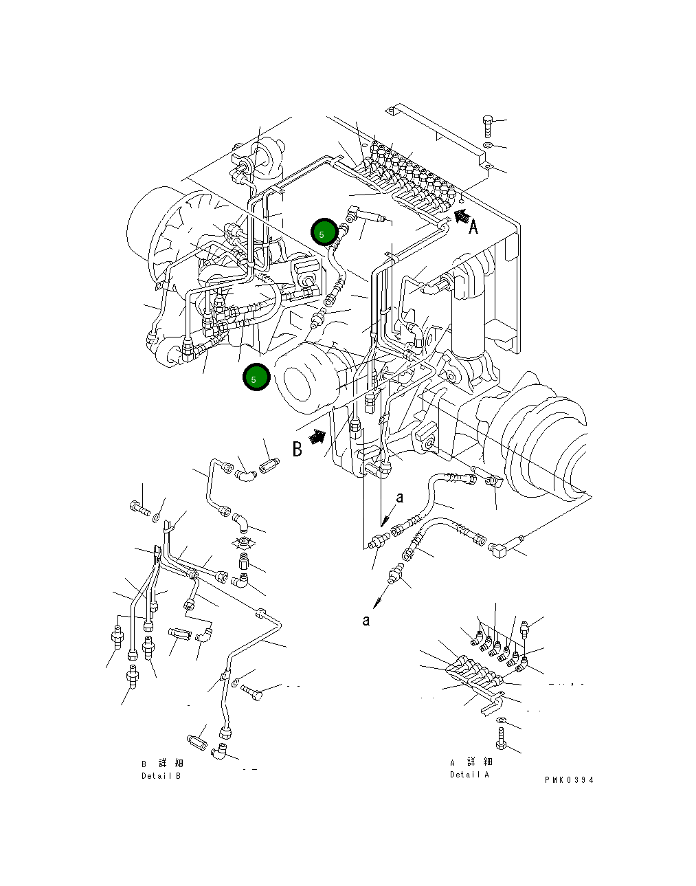Шланг 21J-50-11510 Komatsu