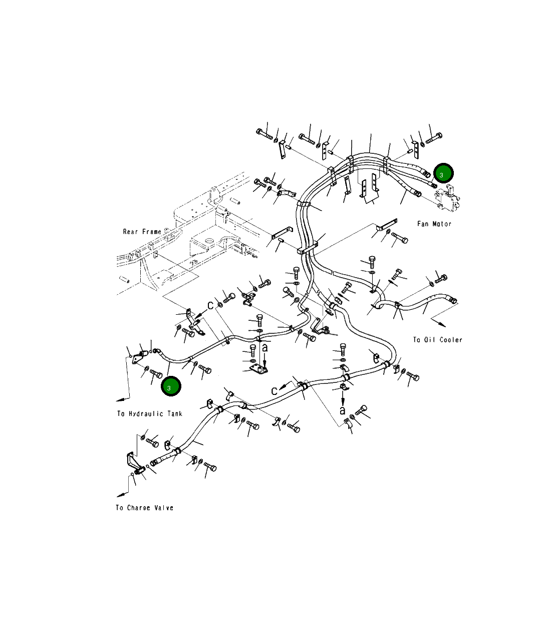 Шланг 425-03-43210 Komatsu