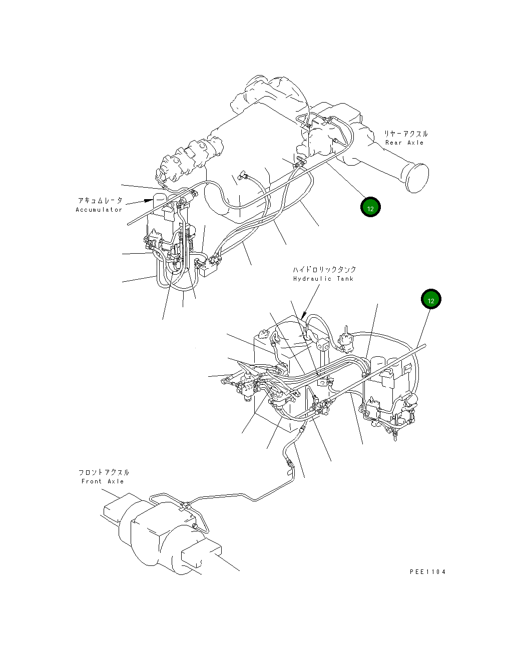 Шланг 419-43-27650 Komatsu