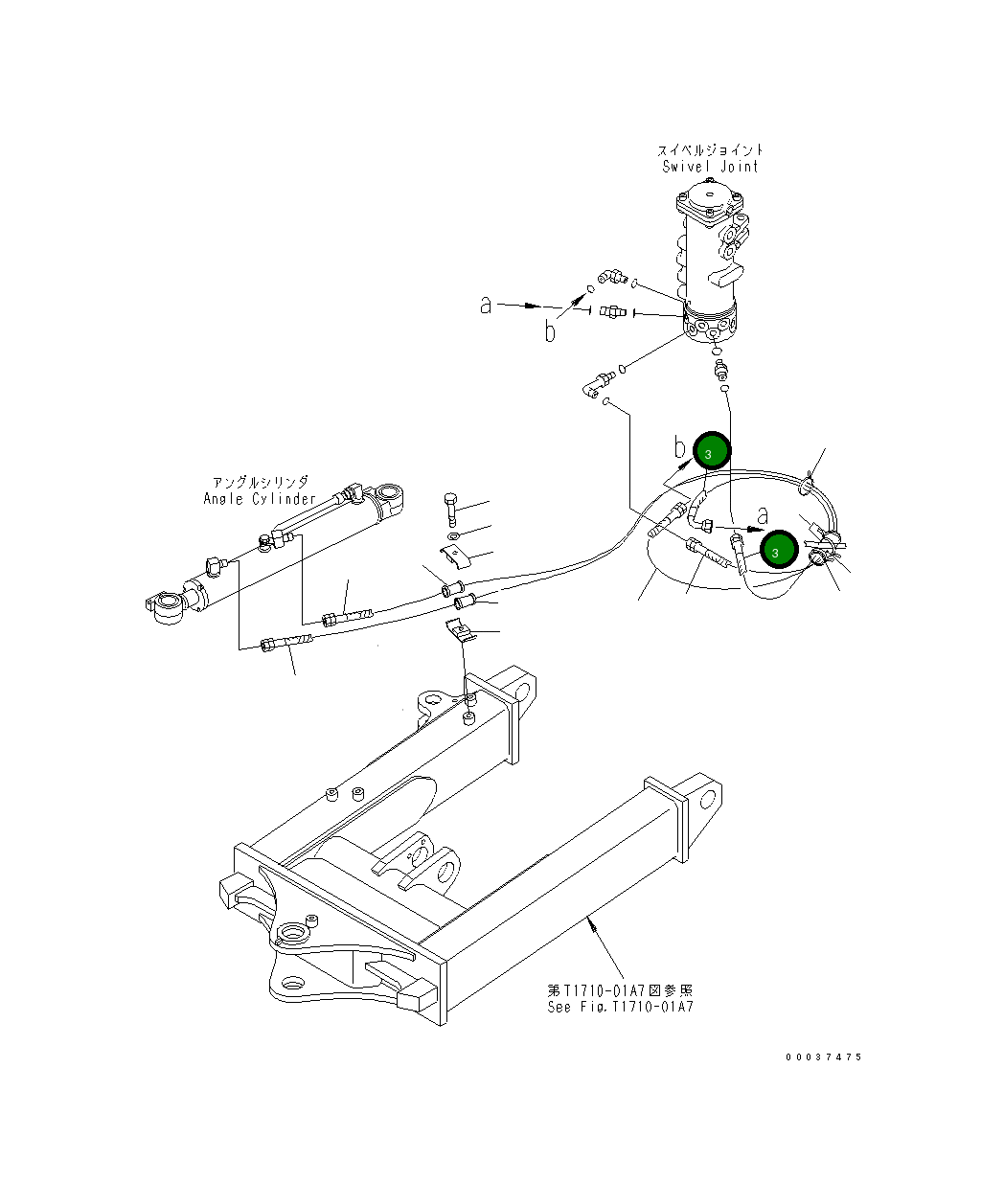 Шланг 22F-910-2770 Komatsu