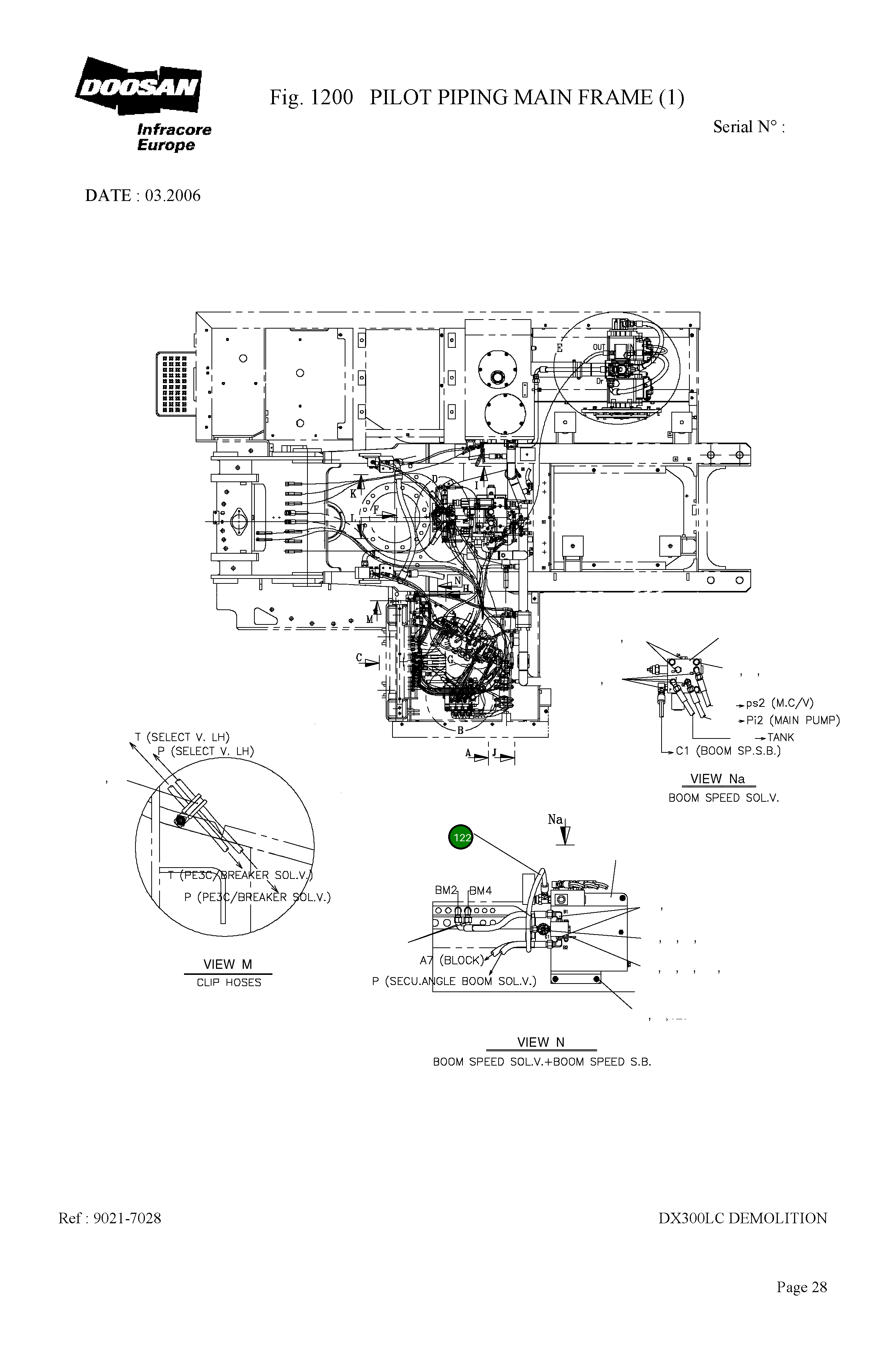 Шланг DS2093374 Komatsu