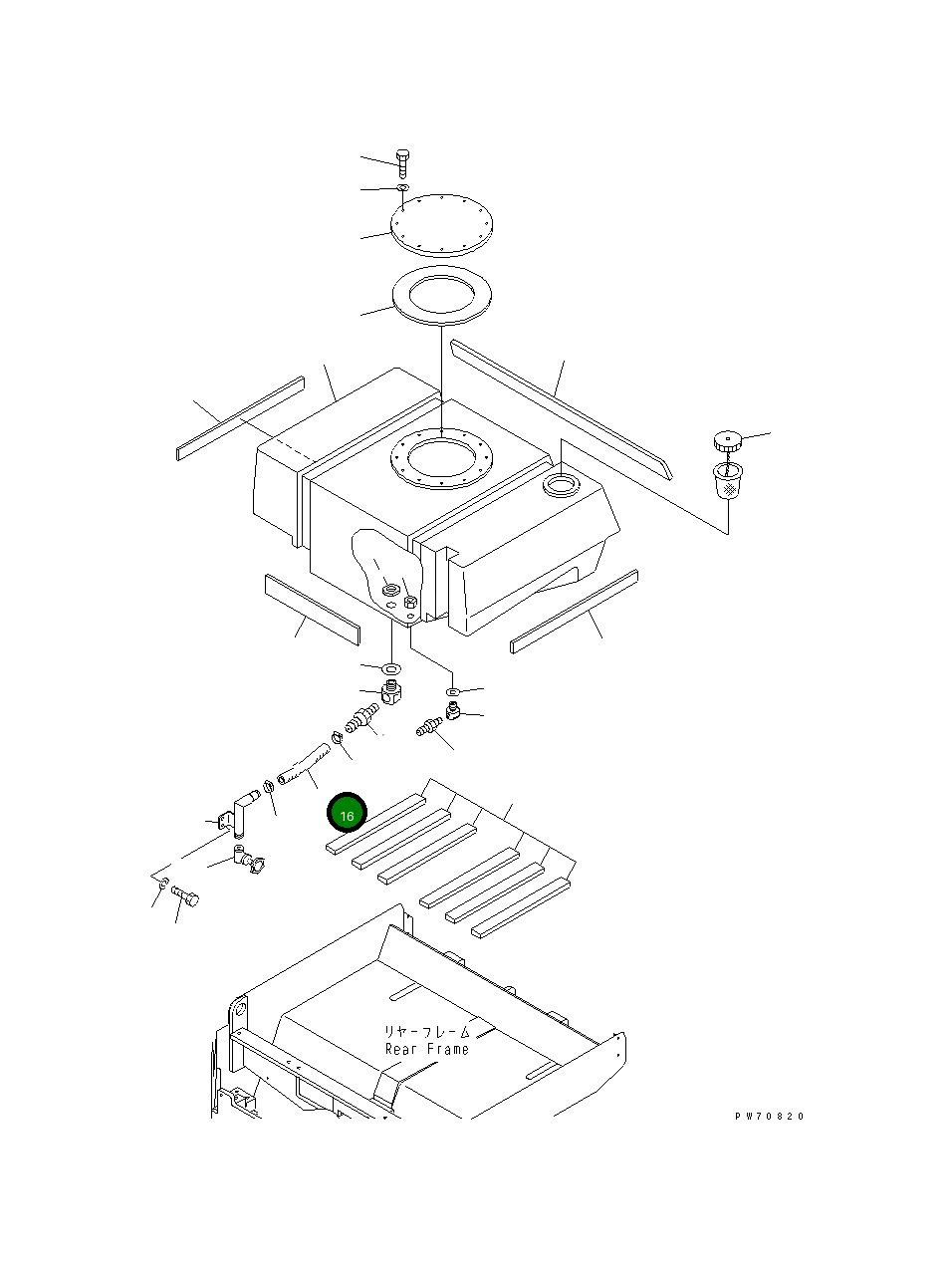 Шланг 267-19-32037 Komatsu