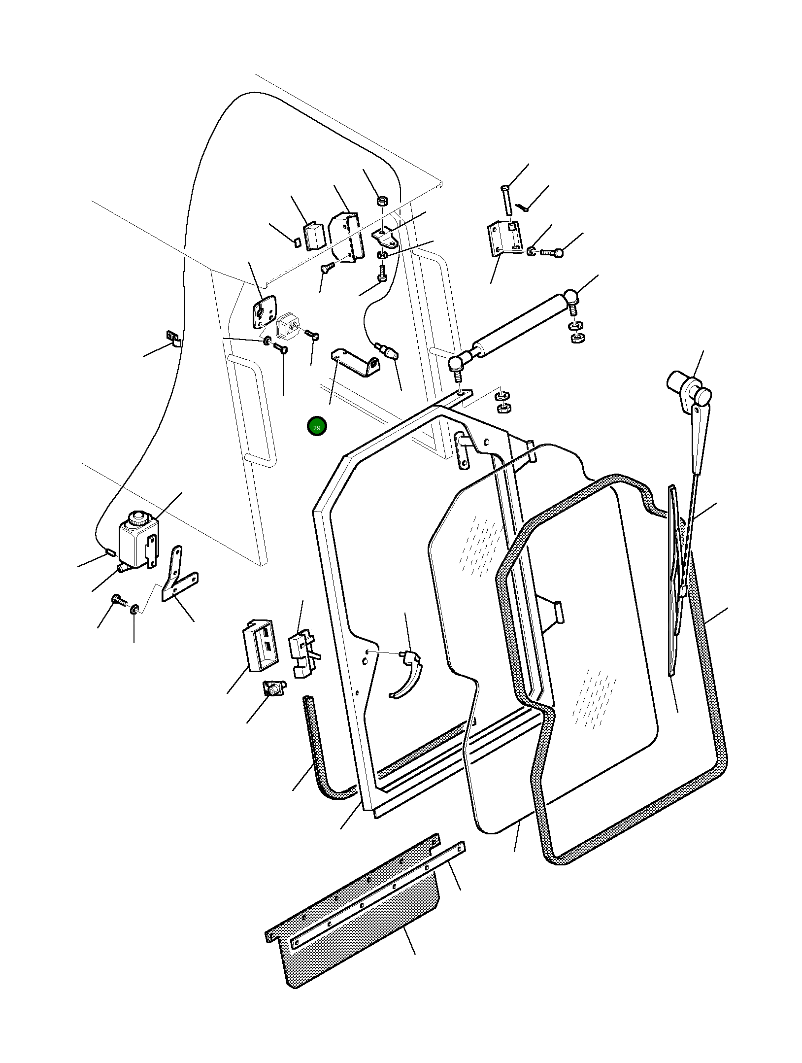 Винт 801250032 Komatsu